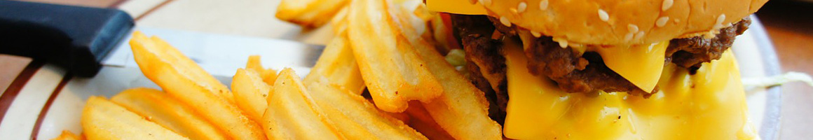 Eating American (Traditional) Burger Gastropub at Blue Dog Beer Tavern restaurant in Sherman Oaks, CA.